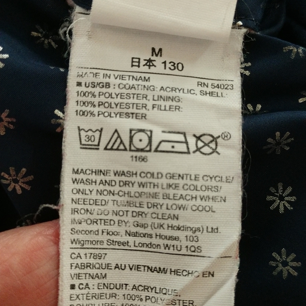 Gap Kids Reversible Puffy Vest Size M (8-9 years) - Picture 8 of 8
